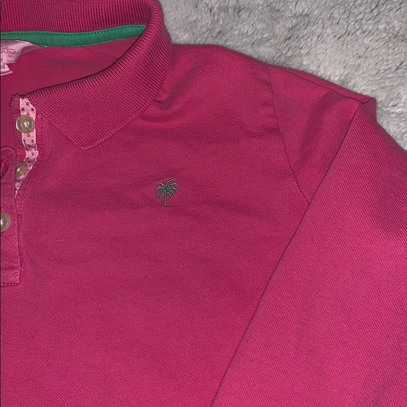 Lily Pulitzer pink polo Size 14 - Picture 3 of 4